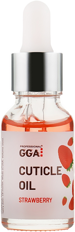 Олія для кутикули "Полуниця" - GGA Professional Cuticle Oil