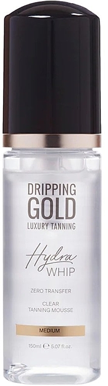 Прозрачный мусс для автозагара - Sosu by SJ Dripping Gold Luxury Tanning Hydra Whip Clear Tanning Mousse — фото N1