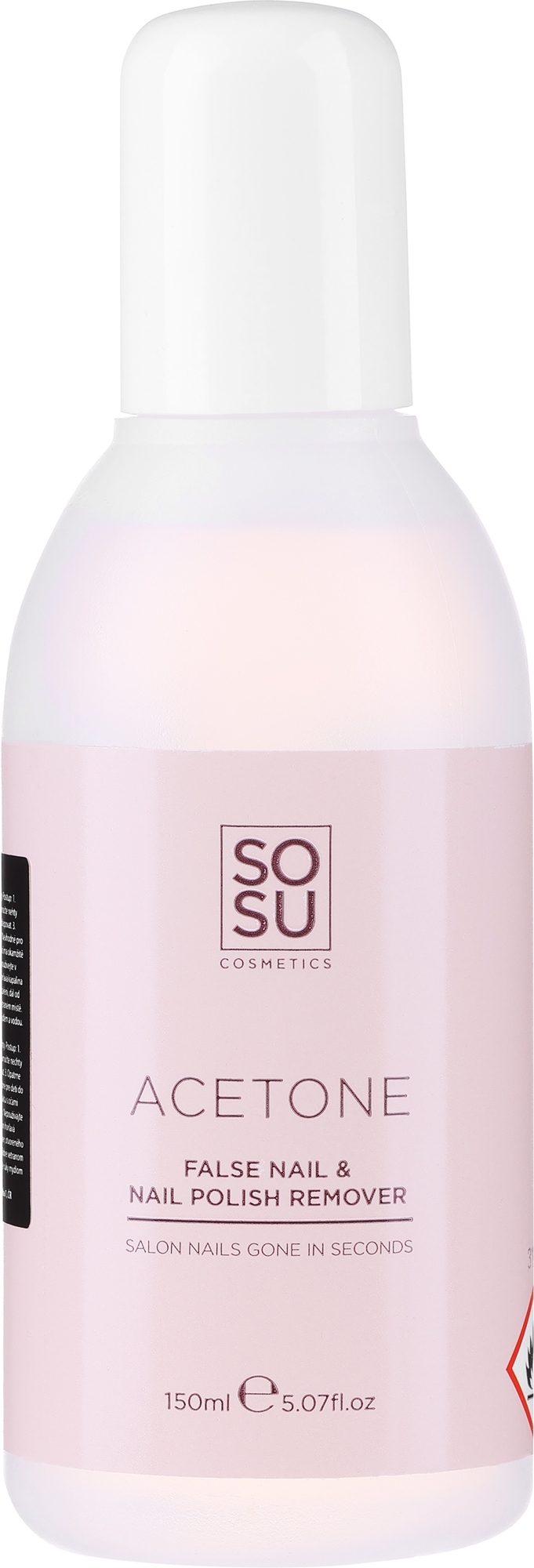 Средство для удаления накладных ногтей - Sosu by SJ Gone Girl Acetone Faux Nail Remover — фото 150ml