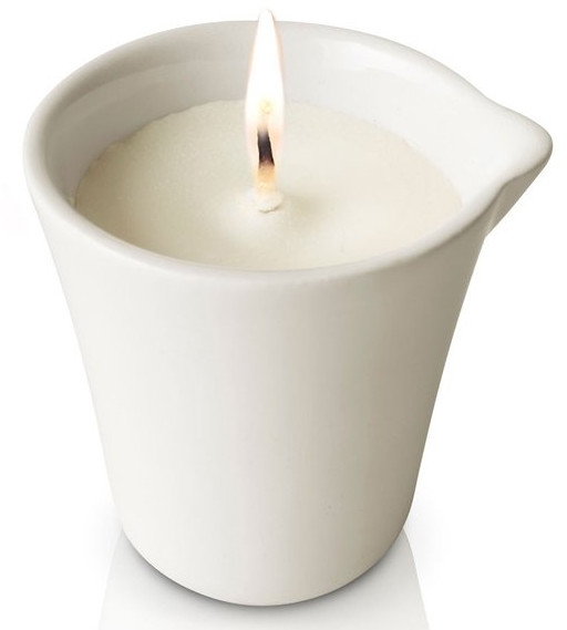 Свеча для SPA-массажа "Белая керамика" Бамбук - Organique Spa Massage Candle Bamboo (без ручки) — фото N3