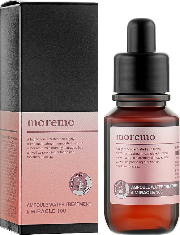 Маска-філер для волосся й шкіри голови - Moremo Ampoule Water Treatment Miracle 100 — фото N2