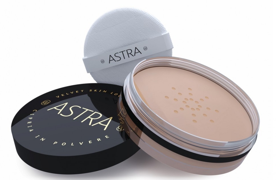 Рассыпчатая пудра для лица - Astra Make-Up Velvet Skin Loose Powder