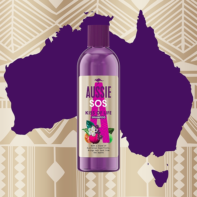 Шампунь для глибокого відновлення волосся - Aussie Hair SOS Deep Repair Shampoo — фото N3