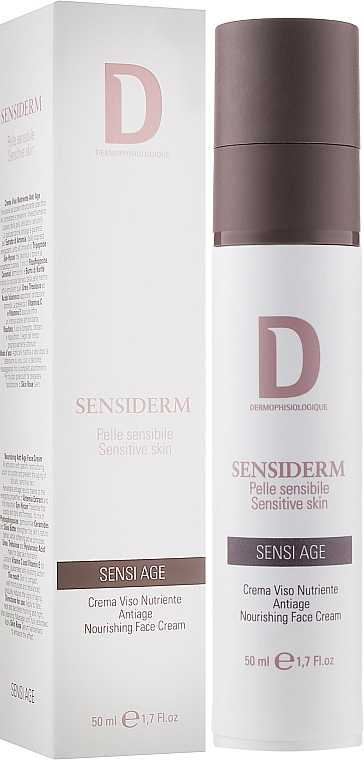 Антивіковий крем для чутливої шкіри - Dermophisiologique Sensiderm Sensi Age Nourishing Face Cream — фото N2