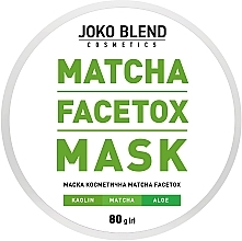 Маска для обличчя - Joko Blend Matcha Facetox Mask — фото N3