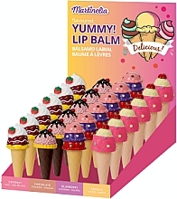Набор бальзамов для губ, 24 шт - Martinelia Yummy! Ice Cream Lip Balm Set — фото N1
