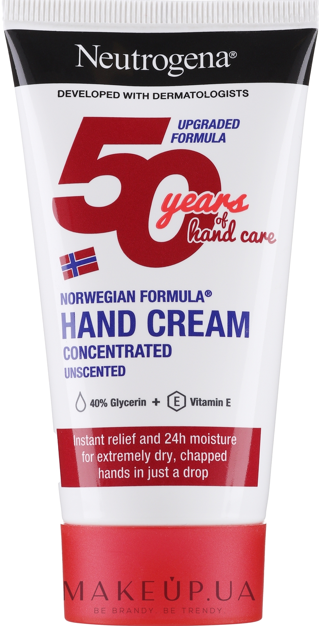 Концентрований крем для рук - Neutrogena Norwegian Formula Concentrated Unscented Hand Cream — фото 75ml