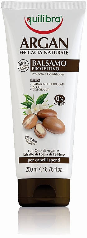 Защитный кондиционер для волос "Аргания" - Equilibra Argan Protective Conditioner