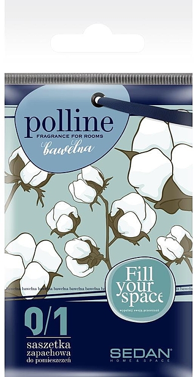 Ароматическое саше для гардероба, 0/1 хлопок - Sedan Polline Cotton — фото N1
