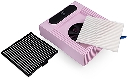 Вытяжка для маникюра с Нера-фильтром на 100W, розовая - Bucos Cyclone V1 — фото N2