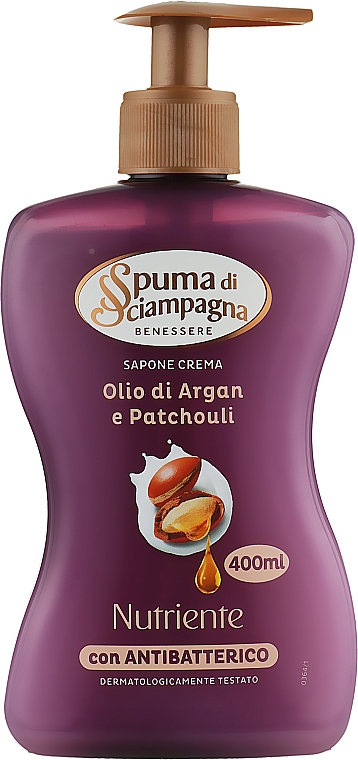Жидкое мыло "Аргана и пачули" - Spuma di Sciampagna — фото N1