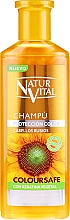 Шампунь для сохранения цвета окрашенных волос - Natur Vital Coloursafe Henna Colour Shampoo Blonde Hair — фото N1