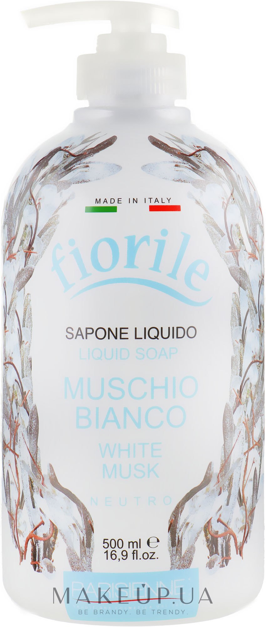 Рідке мило "Білий мускус" - Parisienne Italia Fiorile White Musk Liquid Soap — фото 500ml