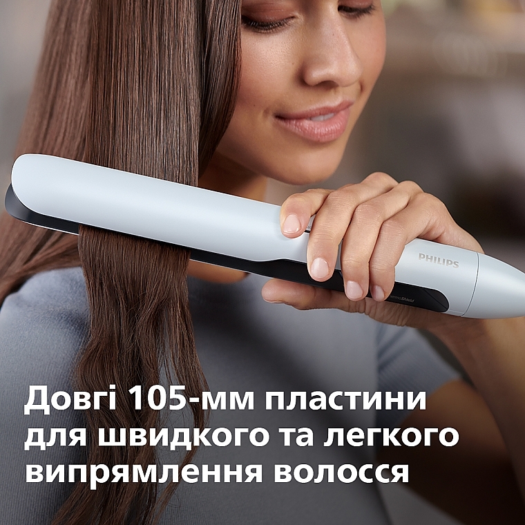 Стайлер для волосся, блакитний - Philips Straightener Series 5000 BHS520/00 — фото N9