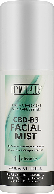 Міст для обличчя "CBD-B3" - GlyMed Plus Age Management CBD-B3 Facial Mist — фото N1