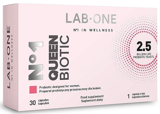 Харчова добавка для жінок від інтимних інфекцій - Lab One Nº1 Queen Biotic — фото N1