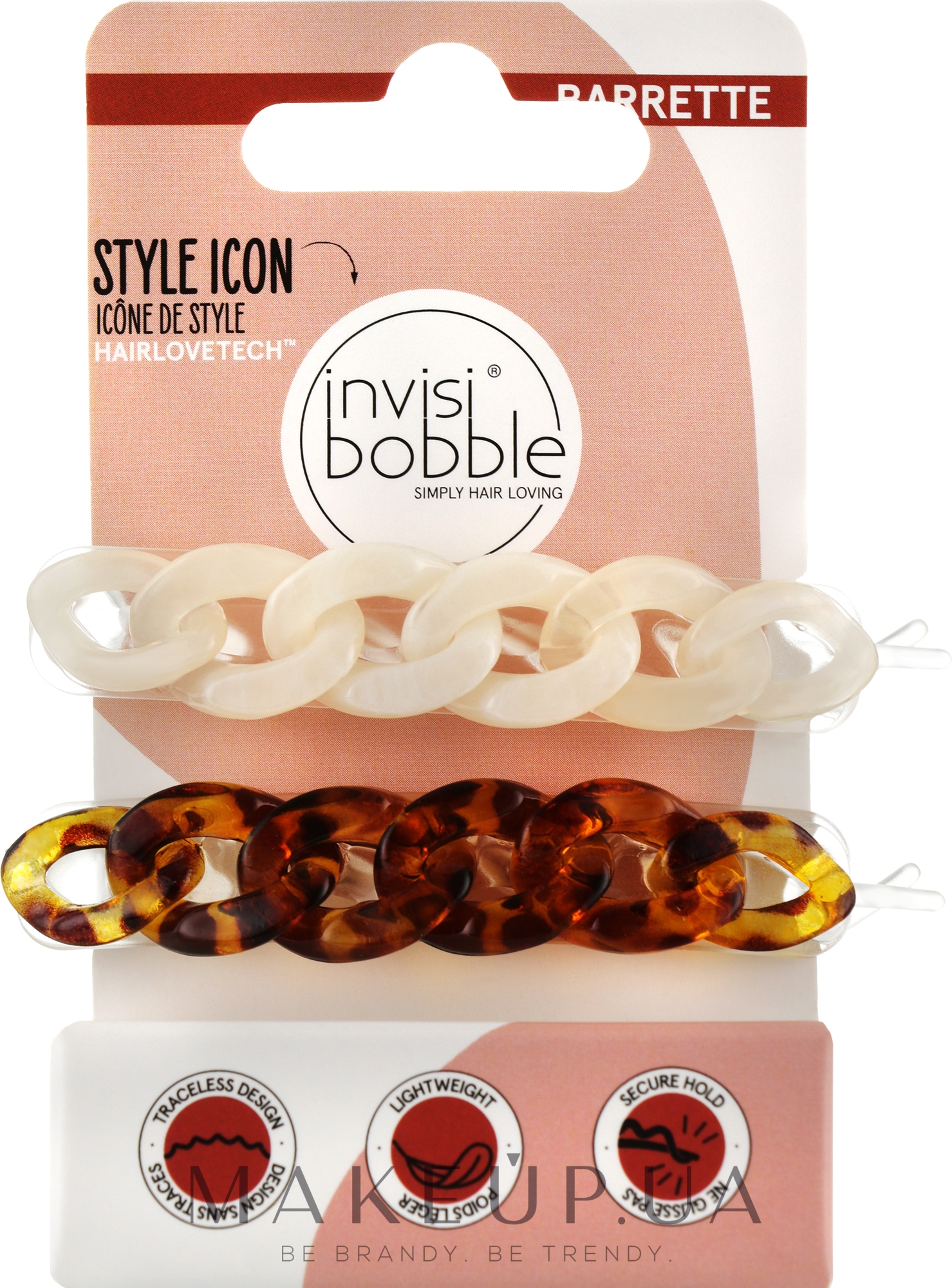 Заколка для волосся - Invisibobble Barrette Too Glam To Give A Damn — фото 2шт