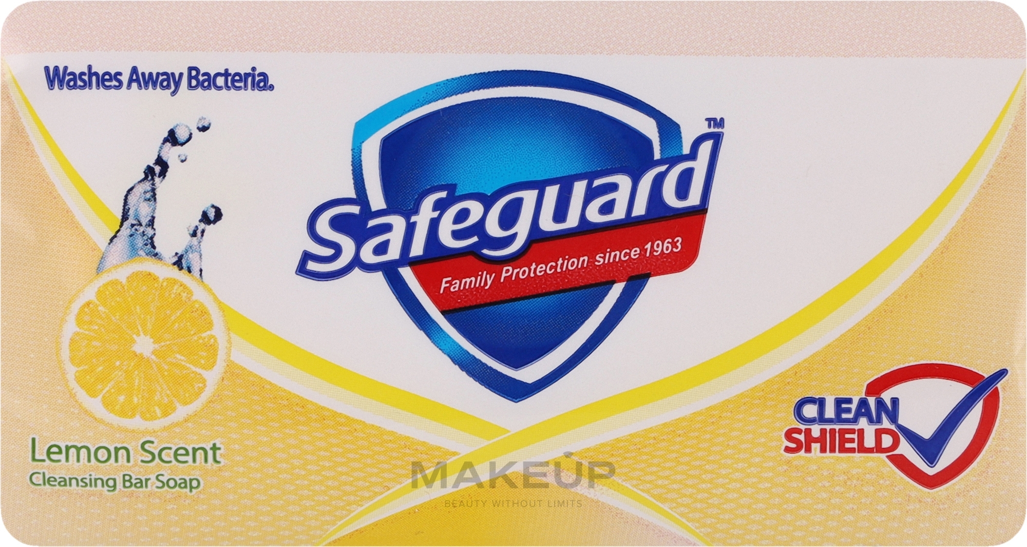 Мыло антибактериальное "Лимон" - Safeguard Family Protection — фото 90g
