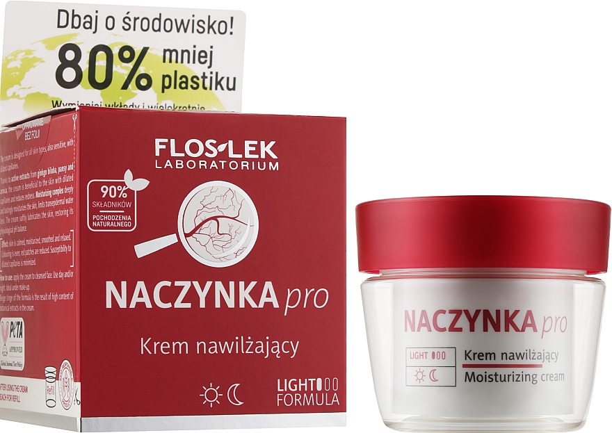 Зволожувальний крем для обличчя - Floslek Dilated Capillaries Moisturizing Cream — фото N2