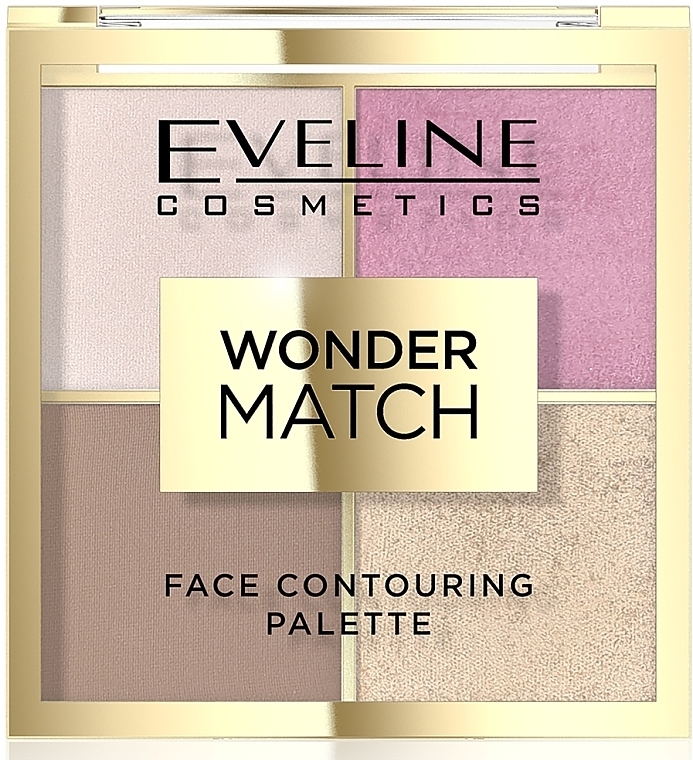 Палетка для контуринга лица - Eveline Cosmetics Wonder Match Face Contouring Palette — фото N1