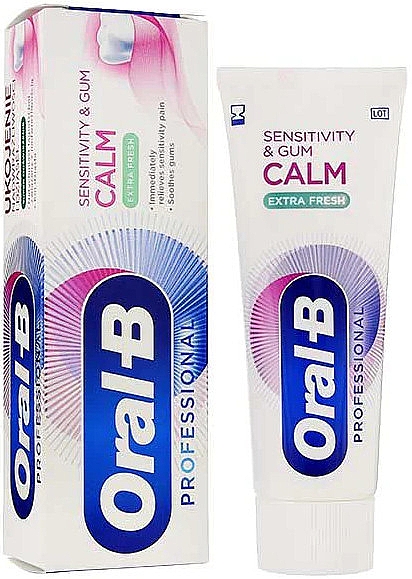 Зубна паста - Oral-B Professional Sensitivity & Gum Calm Extra Fresh — фото N1