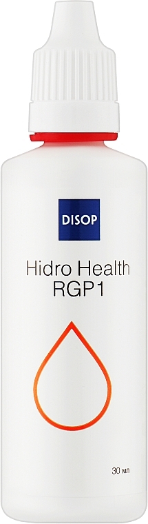 Розчин для жорстких контактних лінз, 30 мл - Disop Hidro Health RGP1 — фото N1