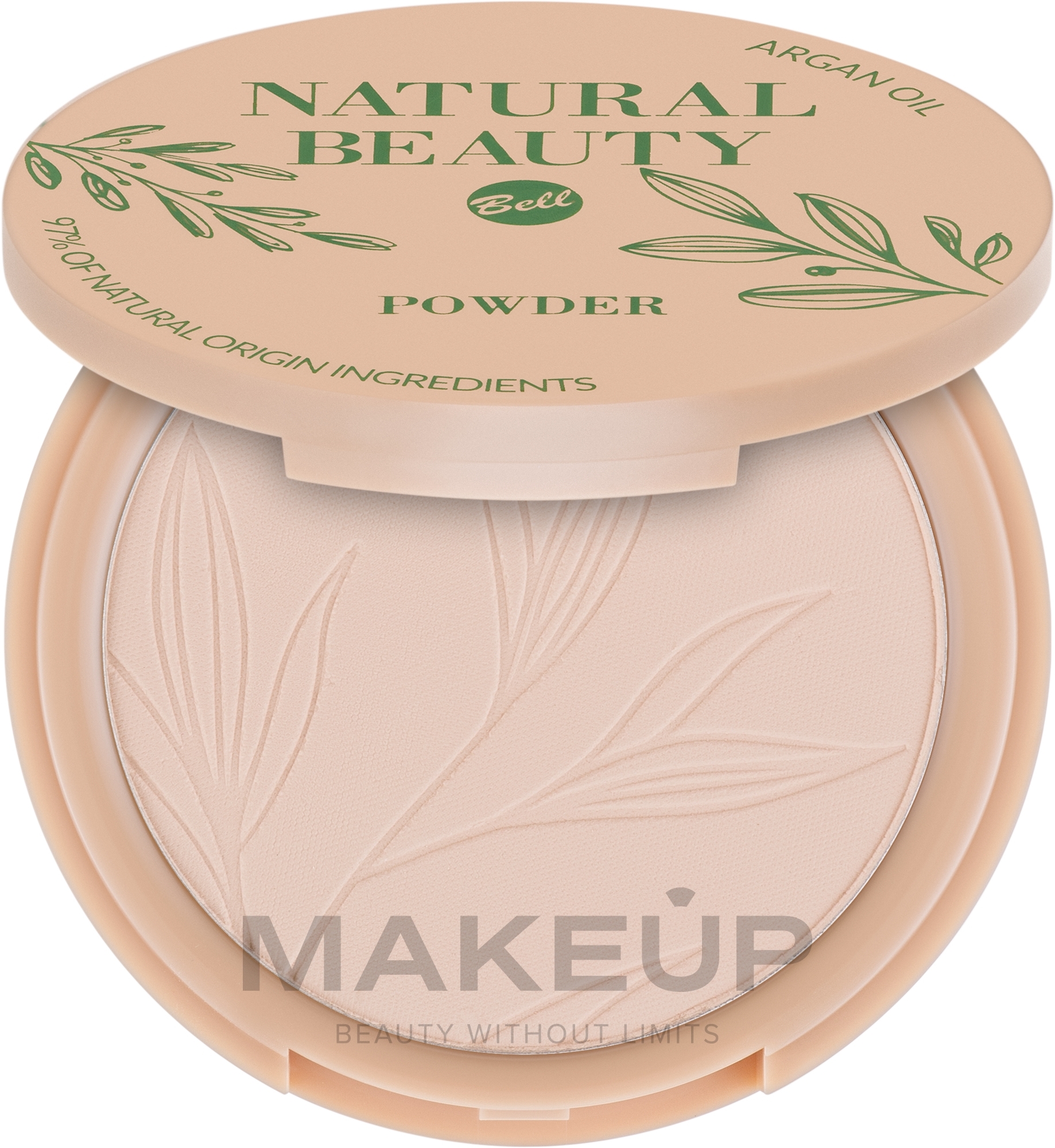 Компактна пудра для обличчя - Bell Natural Beauty Powder — фото 01