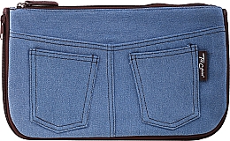 Духи, Парфюмерия, косметика Косметичка "Real Jeans. Denim", 94545, синяя - Top Choice