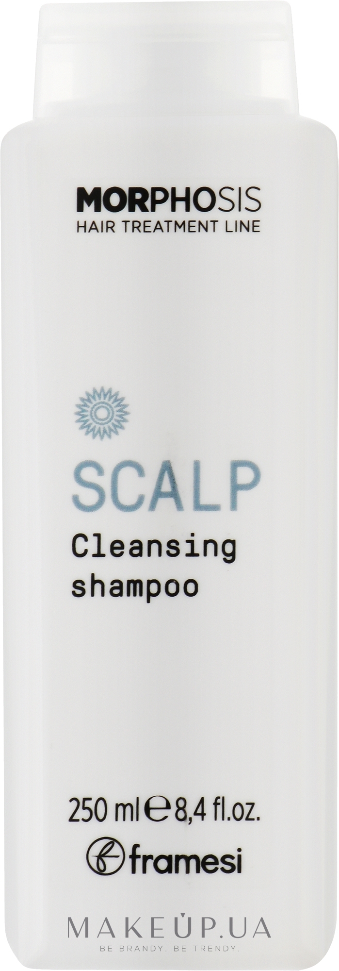 Очищающий шампунь для кожи головы - Framesi Morphosis Hair Treatment Line Scalp Cleansing Shampoo — фото 250ml