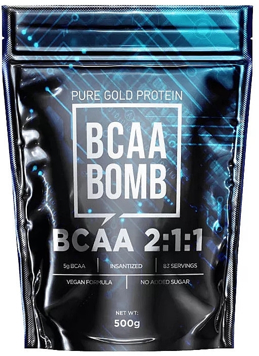 Аминокислоты BCAA, кола - PureGold BCAA Bomb 2:1:1 — фото N1
