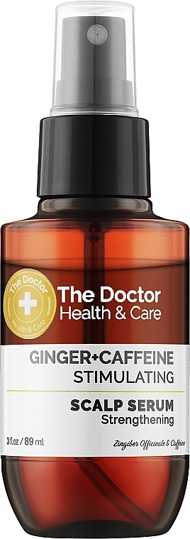Сироватка для шкіри голови "Стимулювальна" - The Doctor Health & Care Ginger + Caffeine Stimulating Scalp Serum * — фото N1