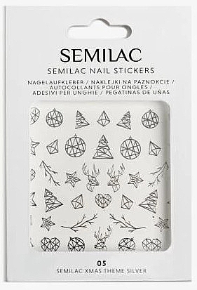 Наклейки для нігтів - Semilac Nail Stickers — фото N1