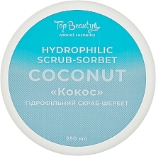 Гидрофильный скраб-щербет для тела "Кокос" - Top Beauty Hydrophilic Scrub Sorbet — фото N1