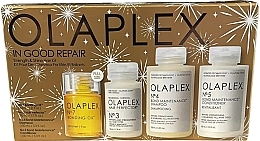 Набір для зміцнення та блиску волосся - Olaplex In Good Repair Strength & Shine Hair Kit (shm/100ml + con/100ml + elixir/50ml + oil/30ml) — фото N1