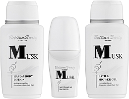 Bettina Barty Musk Mini Travelset Set - Набір (s/g/150ml + b/lot/150ml + deo/50ml) — фото N2