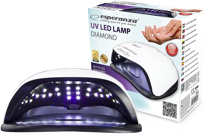 Гибридная лампа для маникюра - Esperanza Uv Led Light Hybrid Paint Diamond — фото N1