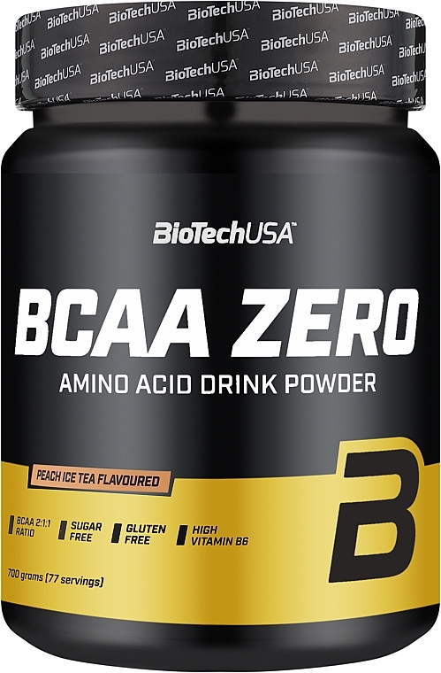 Комплекс аминокислот в порошке "Персиковый айс чай" - BioTechUSA BCAA Zero Peach Ice Tea Amino Acid Drink Powder  — фото N1