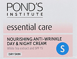 Парфумерія, косметика Живильний денний і нічний крем - Pond's Essential Care Nourishing Anti-Wrinkle Day & Night Cream S