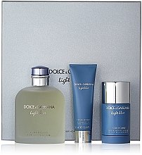 Духи, Парфюмерия, косметика Dolce & Gabbana Light Blue pour Homme - Набор (edt/200ml + deostick/75ml+shg/50ml)