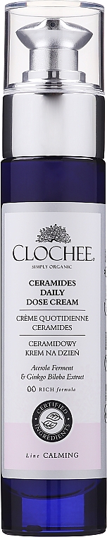 Денний крем для обличчя з керамідами - Clochee Calming Ceramides Daily Dose Cream — фото N1