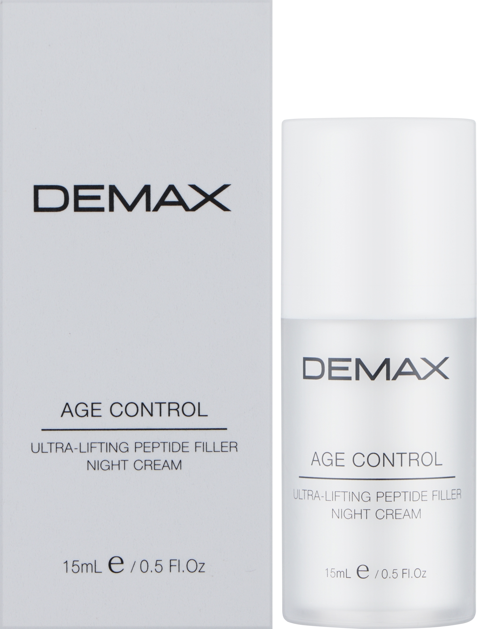 Ночной заполнительный лифтинг-крем с пептидами - Demax Age Control Ultra-Lifting Night Cream Peptide Filler — фото 15ml