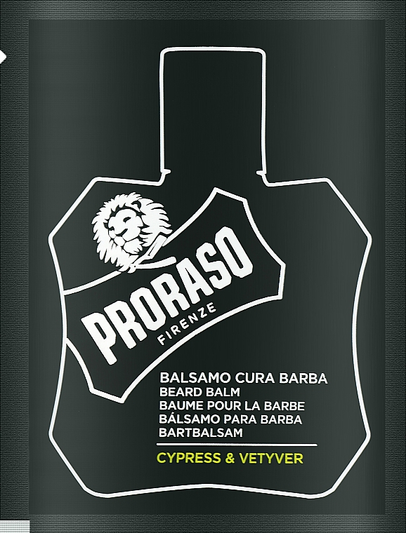 Бальзам для бороды - Proraso Cypress & Vetyver Beard Balm (пробник)