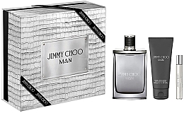 Парфумерія, косметика Jimmy Choo Man - Набір (edt/100ml + edt/7.5 m + afsh/balm/100ml)