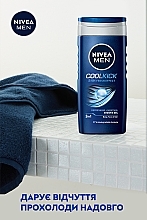 Гель для душа 3в1 - NIVEA MEN Cool Kick Shower Gel — фото N3