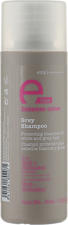 Шампунь для сивого волосся - Eva Professional E-line Grey Shampoo — фото N1