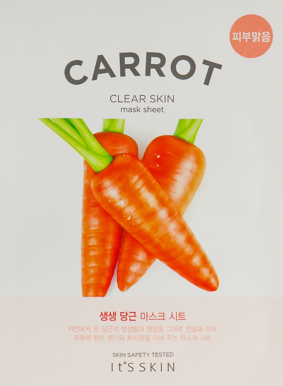 Тканевая маска - It's Skin The Fresh Carrot Mask Sheet — фото N1