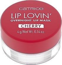 Маска для губ - Catrice Lip Lovin' Overnight Lip Mask Cherry Pop — фото N2