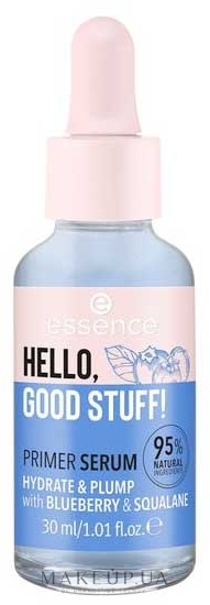 Праймер-сироватка для обличчя - Essence Hello, Good Stuff! Primer Serum Hydrate & Plump Blueberry & Squalane — фото 30ml