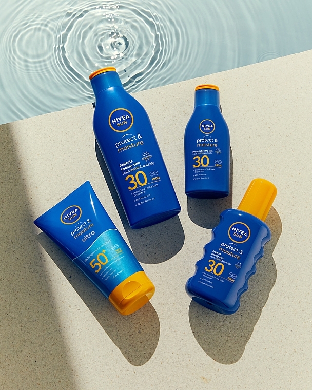 Сонцезахисний лосьйон для тіла - NIVEA Sun Protect & Moisture Lotion SPF 50 — фото N6