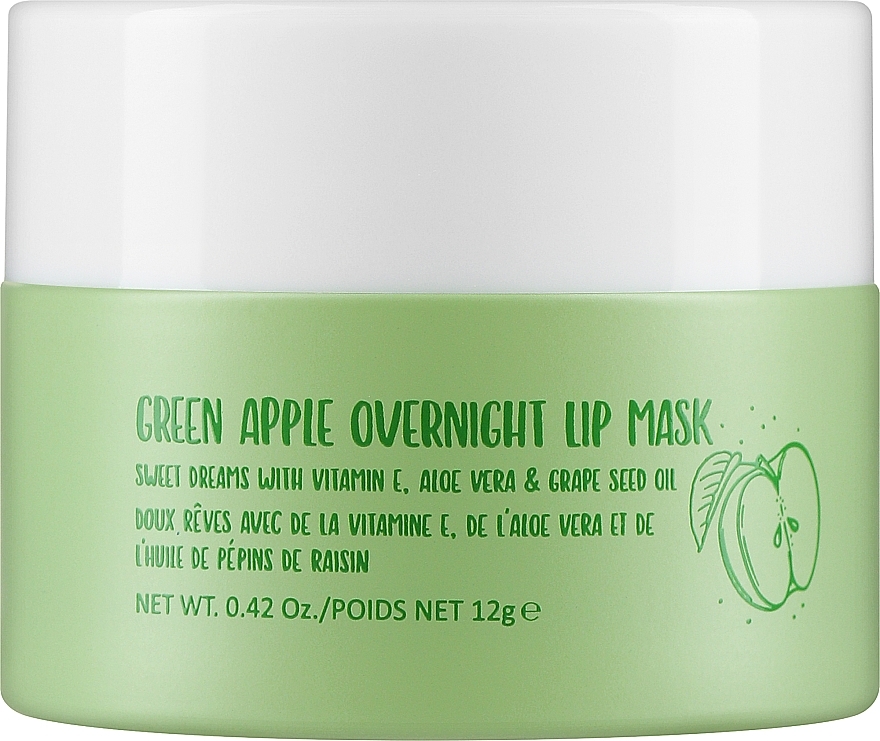 Ночная маска для губ "Зеленое яблоко" - W7 Green Apple Overnight Lip Mask — фото N1